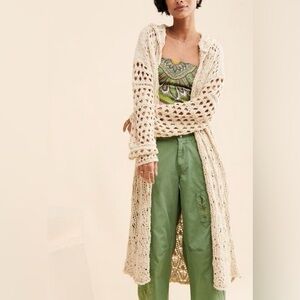 FREE PEOPLE Sweet Talker Crochet Cardigan
